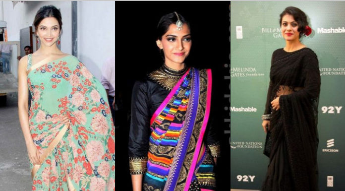 Celebrities in saree