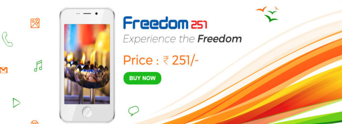 Smartphone at Rs 251 Freedom251