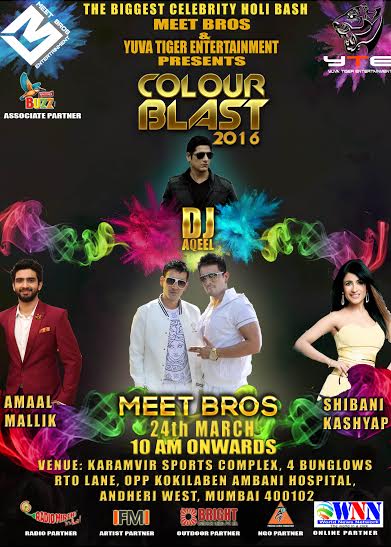 celebrity Holi Events in Bombay