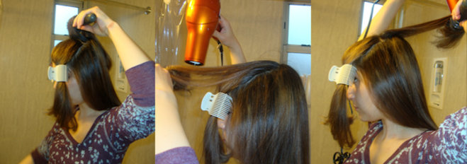 How to blow dry hair 
