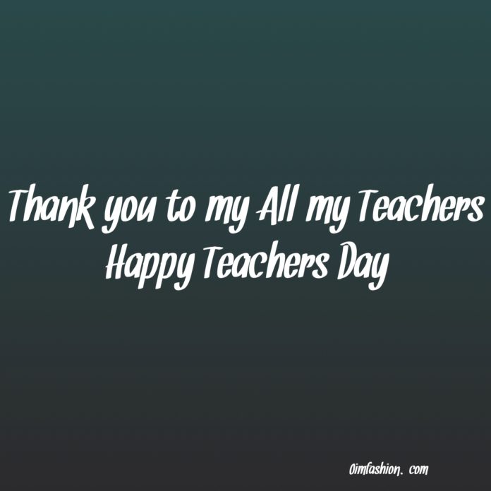 Teachers day quote