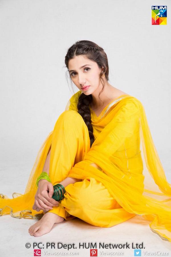 Mahira Khan in yellow