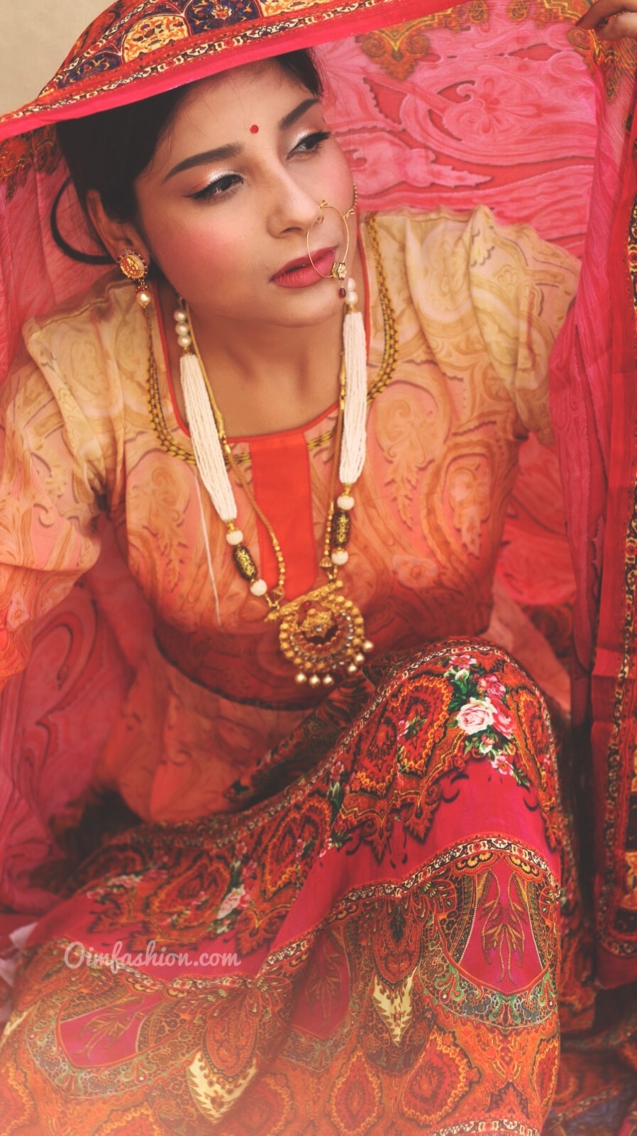 Indian Women, Crepe Dresses, Anarkali Suits, Indian Jewellery, Ritu Pandit, Oimfashion, Wishalley.com